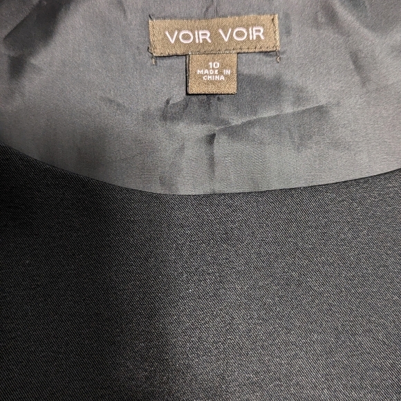 Voir Voir Like New Sleeveless Round Neck Classic Fitted Slip Dress - Picture 10 of 13